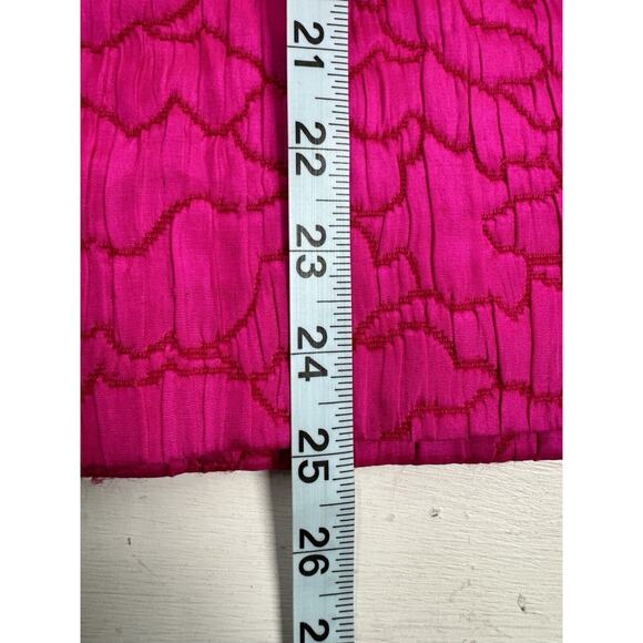 bruce oldfield Skirt Vintage Designer Pink Pattern Lined Wool Silk Blend Pencil - Picture 11 of 11